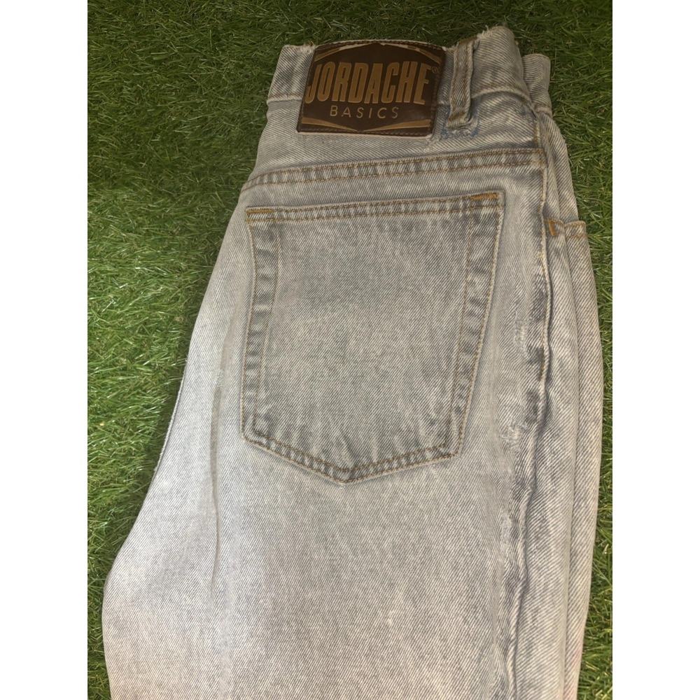 Vintage Jordache‎ Basics Jeans Women's 11/12 Grunge Paint Stained 90s